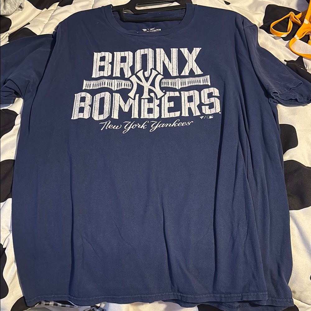Fanatics Blue Bronx Bombers Short Sleeve Tee